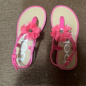 Pink Flower Sandals